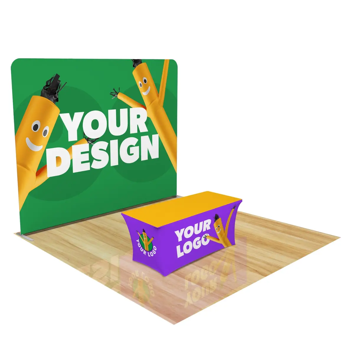 Custom 10Ft Trade Show Display With 2 Banners 7