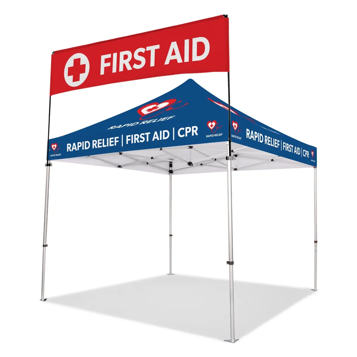 Custom Canopy Tent W/ Billboard Banner 1