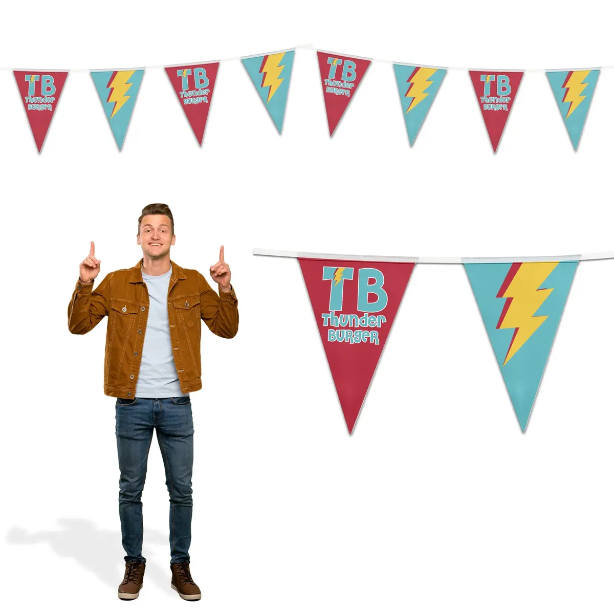Custom String Pennant Flags 1
