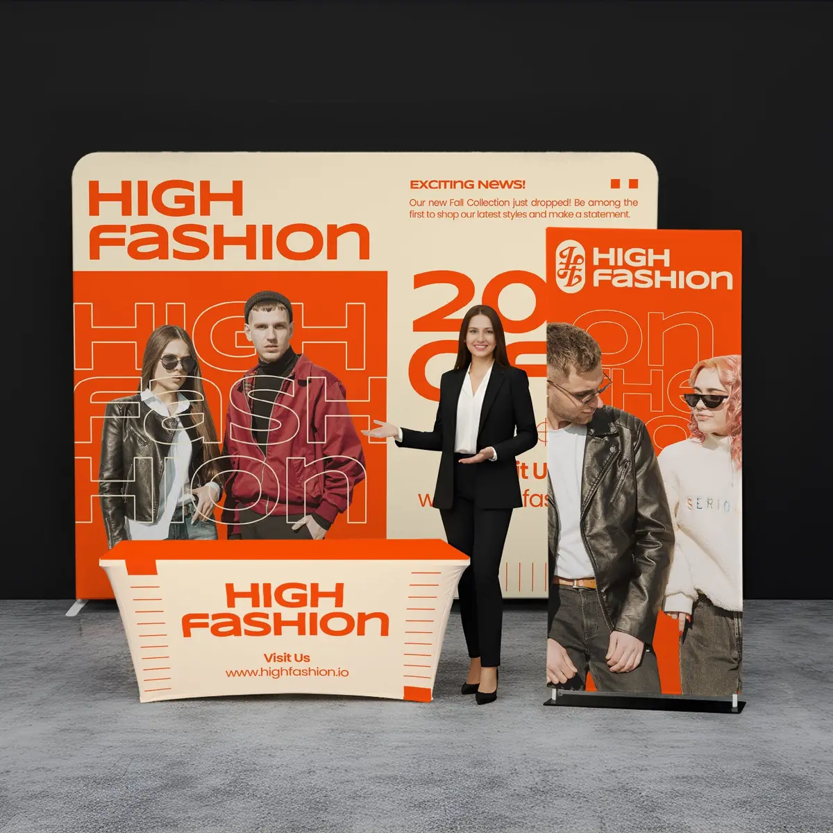 Custom 10Ft Trade Show Display With 2 Banners 2