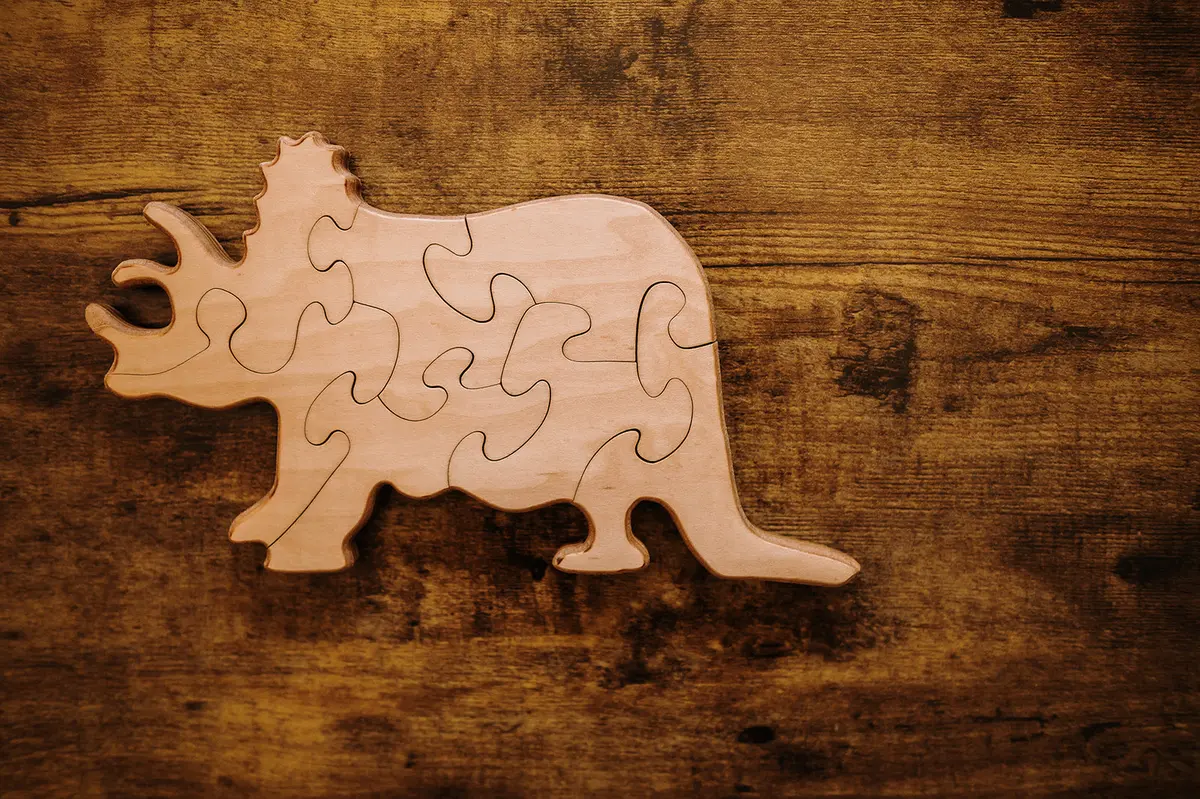 Double-Sided Triceratops Puzzle 1