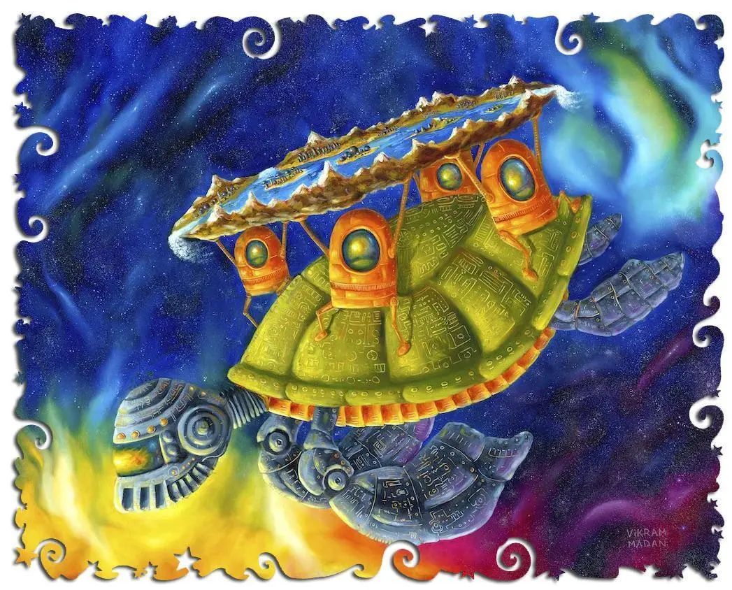 Robot Creation Myth Wooden Jigsaw Puzzle 1