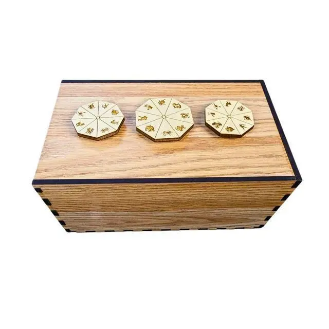 Stargazer Wood Puzzle Box | Extra Large Size With Multi Step Lock 1