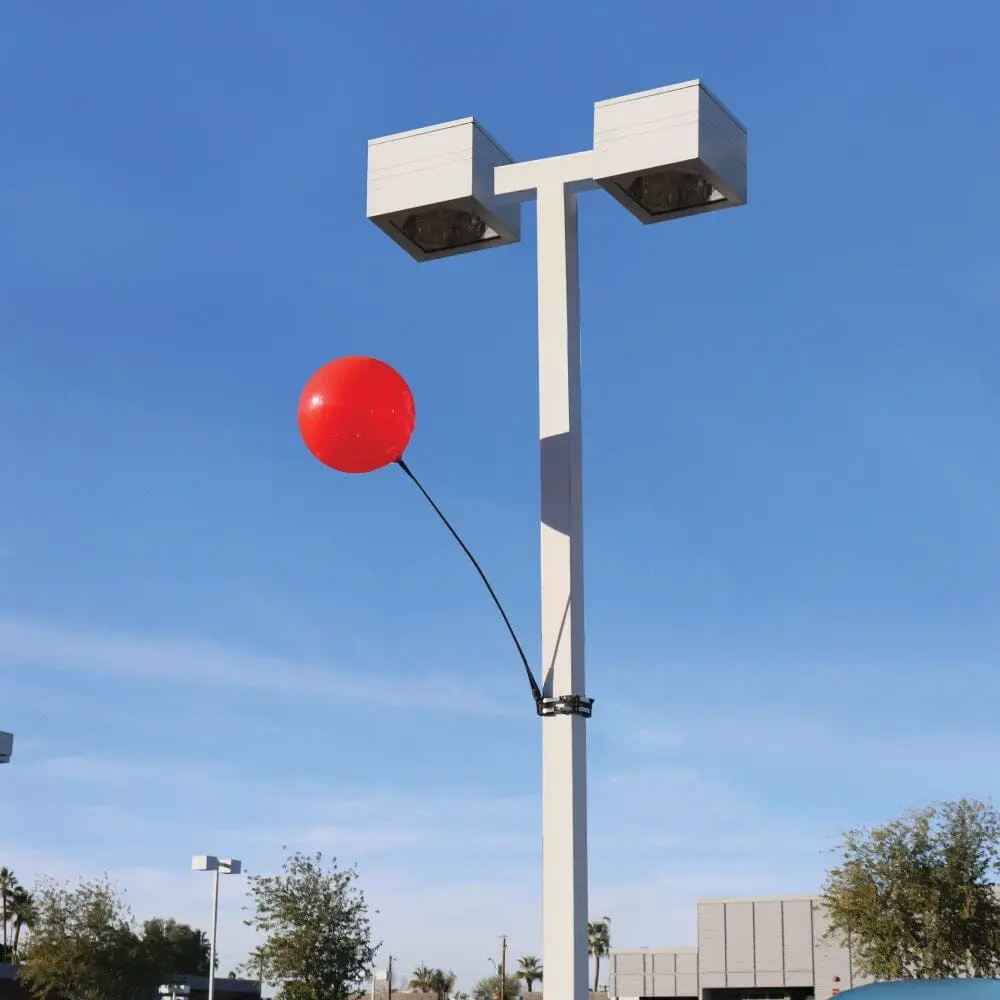 Reusable Vinyl Balloon Light Pole Kit - 1 Balloon 1