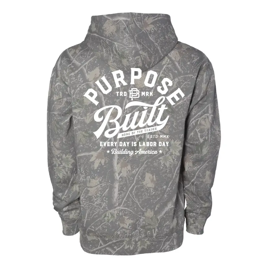 Youth: Script Hoodie, Deadwood Camo 1