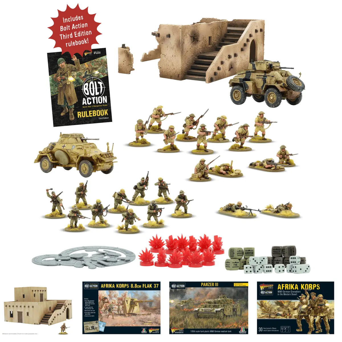 Bolt Action Starter Set – Gentleman's War - Desert Fox Bundle 1