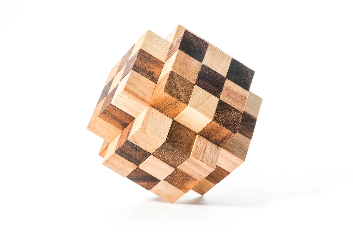 Diamond #33 - Challenging Burr Puzzle 1