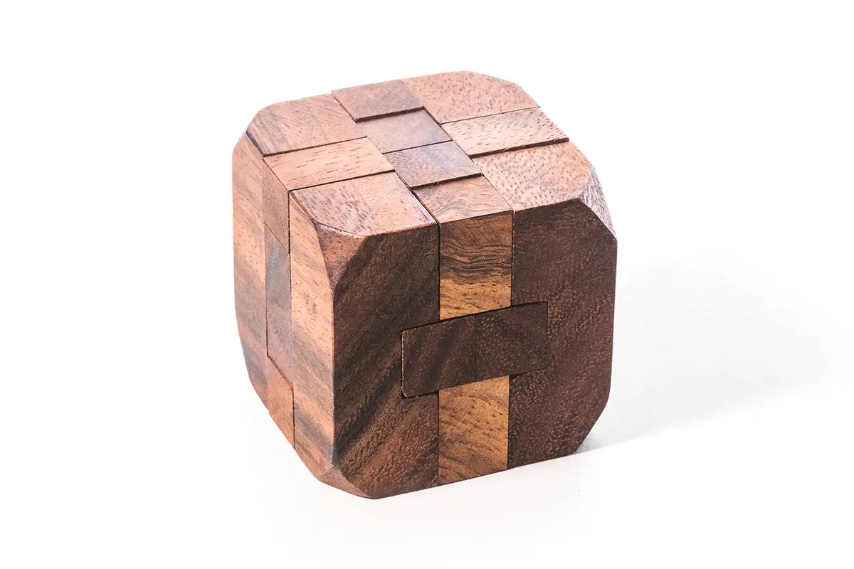 Diamond Cube 1 - Wood Puzzle 1
