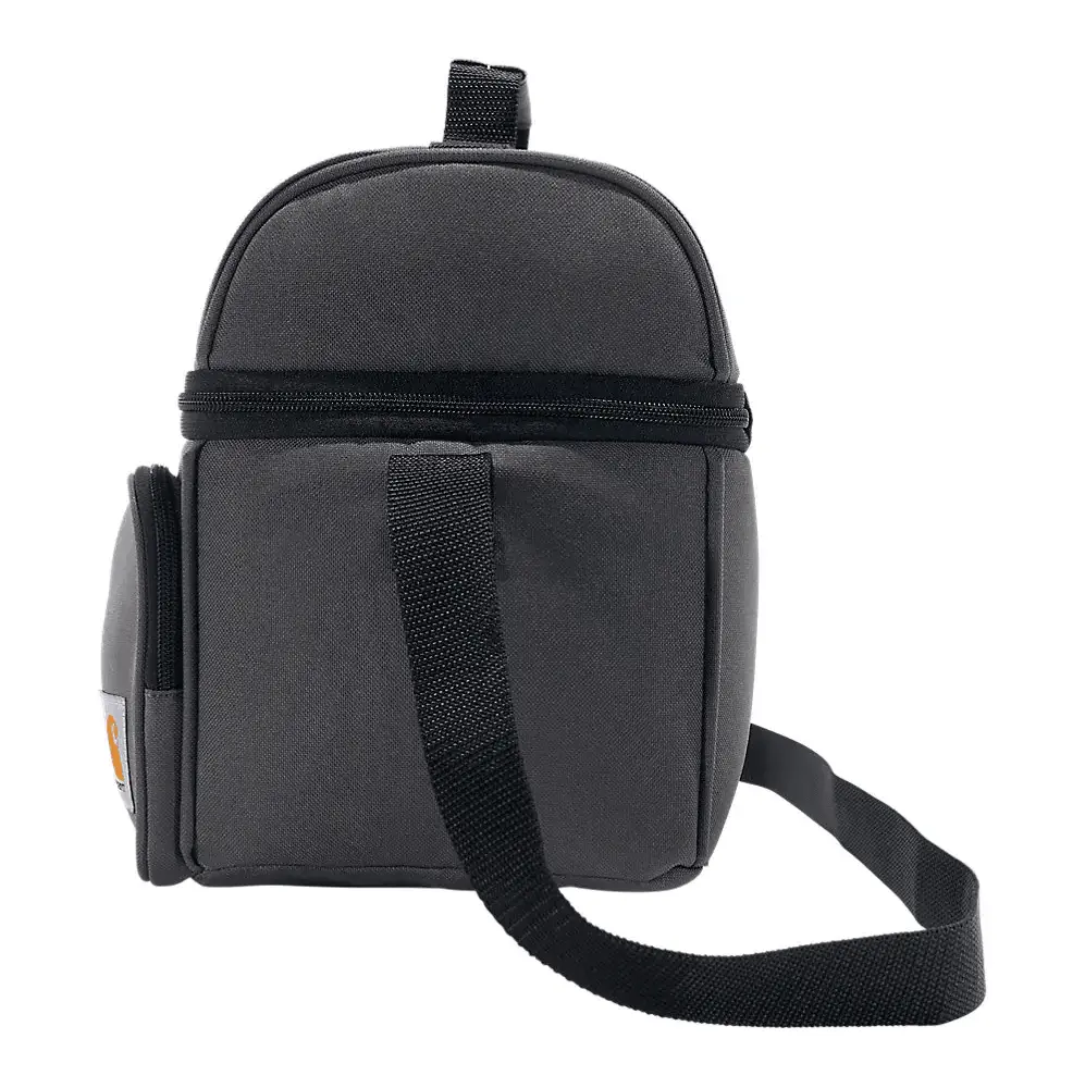 Insulated 12 Can Two Compartment Lunch Cooler - Gravel 2
