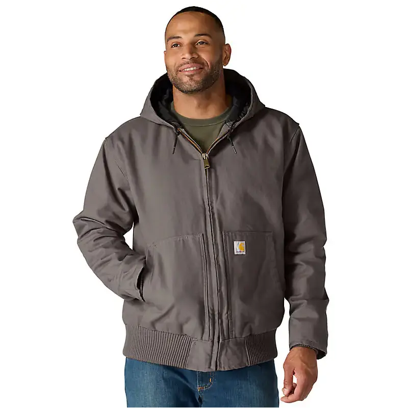 Washed Duck Active Jacket - Gravel 1