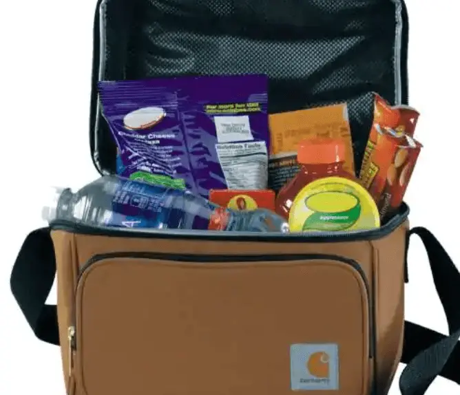 Insulated 12 Can Two Compartment Lunch Cooler - Carhartt Brown 1