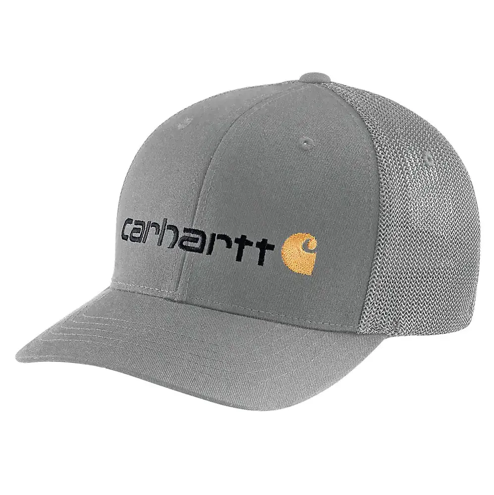 Rugged Flex Mesh Back Logo Graphic Cap - Asphalt 1