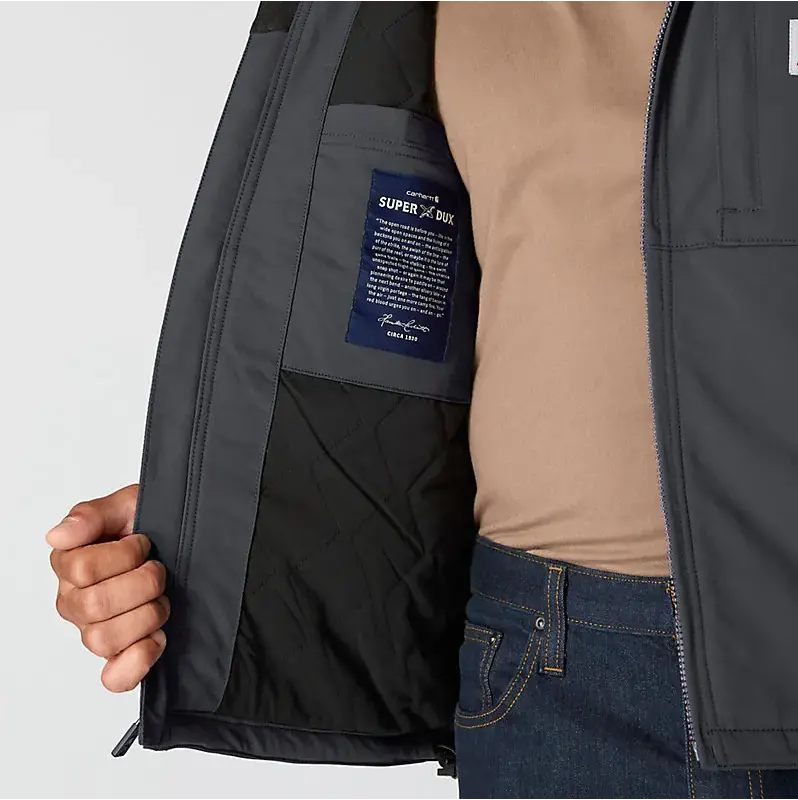 Men's Super Dux® Full Swing® Insulated Tech Jacket - 3 Warmest Rating - Shadow 6