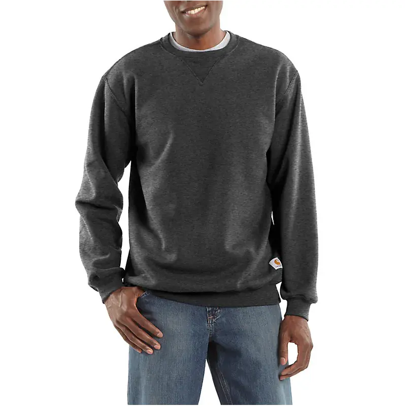K124 Loose Midweight Crewneck Sweatshirt - Carbon 1