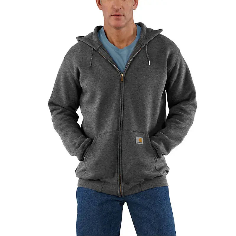 K122 Loose Fit Midweight Full-Zip Sweatshirt - Carbon 1