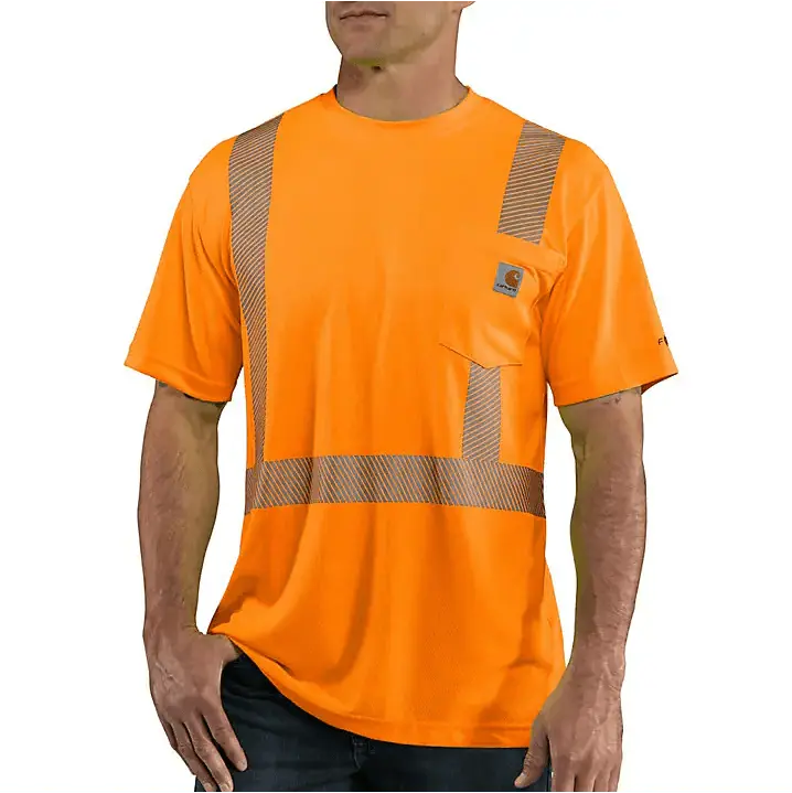 Class 2 High Visibility Force Short Sleeve T-Shirt - Brite Orange 1