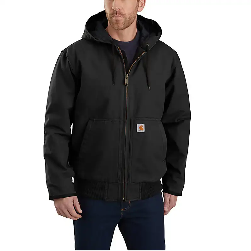 Washed Duck Active Jacket - Black 1