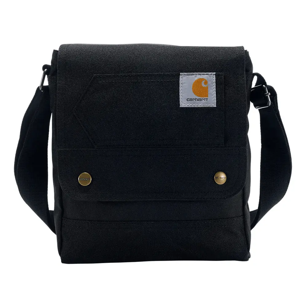 Cross Body Snap Bag - Black 1