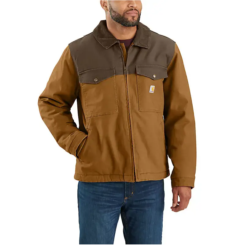 Montana Duck Insulated Jacket, Carhartt Brown & Coffee 1