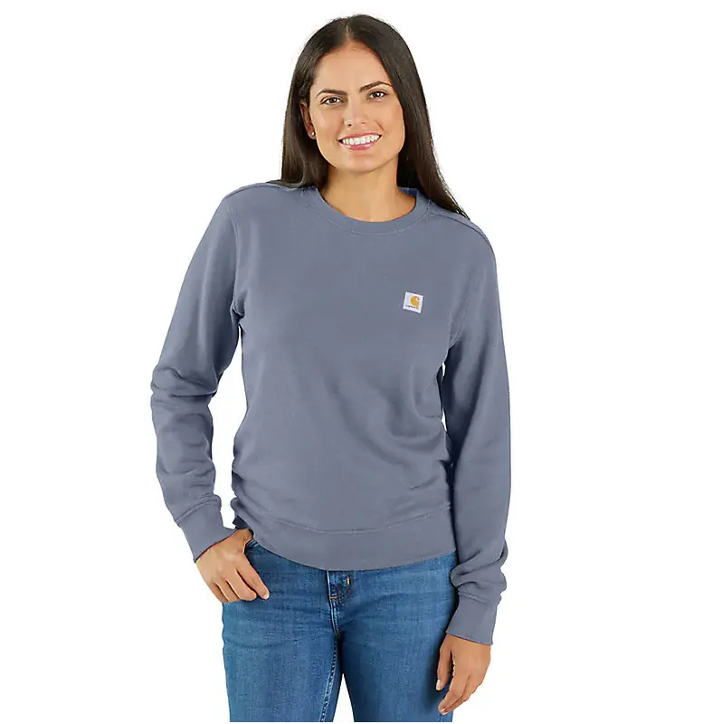 Women's Tencel™ Fiber Series Relaxed Fit French Terry Sweatshirt, Wisteria 1