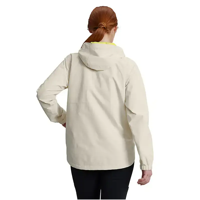 Women's Storm Defender® Loose Fit Lightweight Hooded Packable Jacket, Chalk 2