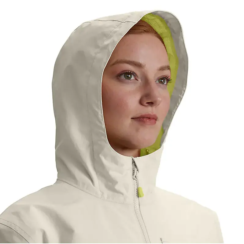 Women's Storm Defender® Loose Fit Lightweight Hooded Packable Jacket, Chalk 4