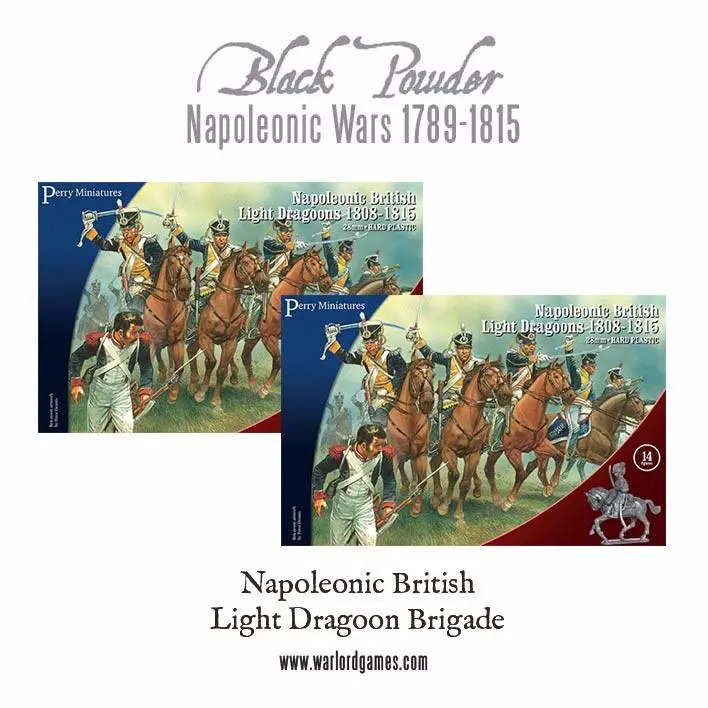 Napoleonic British Light Dragoons 1808-1815 Brigade (2 Boxes) 1