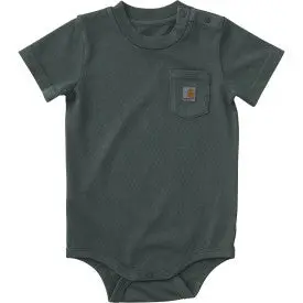 Infant Short-Sleeve Garment Dyed Bodysuit - Laurel Wreath Wash 1