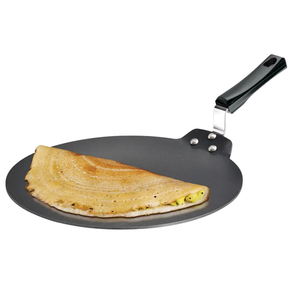 Hawkins Futura Nonstick Flat Dosa Tava, Thickness 4.88 Mm (Black) 1