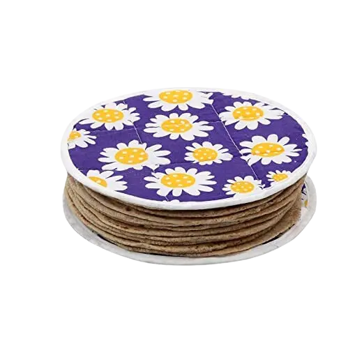 Survi - 100% Pure Cotton Roti Rumal/Roti Cover (Floral) 2