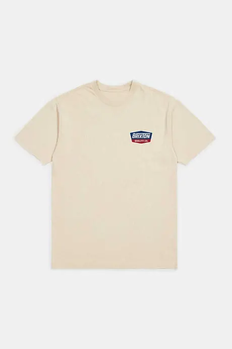 Regal S/S Stt - Cream/Navy 1