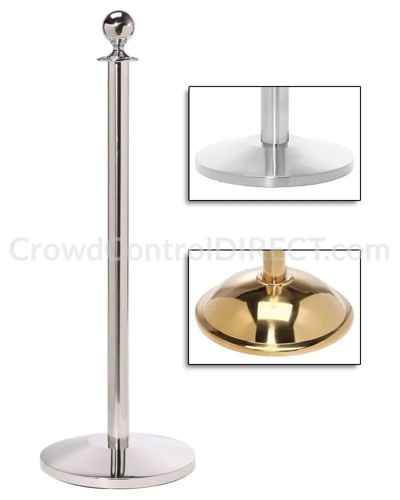 Economy Rope Stanchion Ball Top 1
