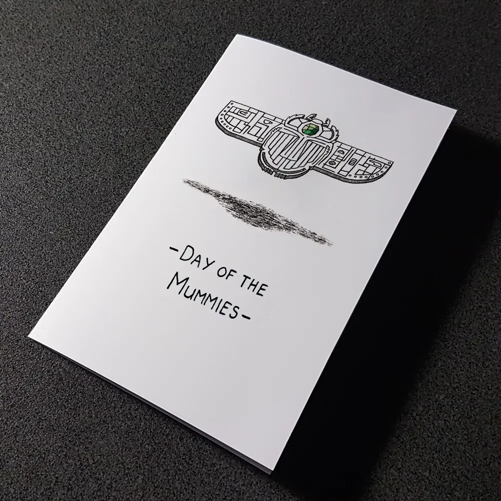 "Day Of The Mummies" Puzzle Card (Easy) 1