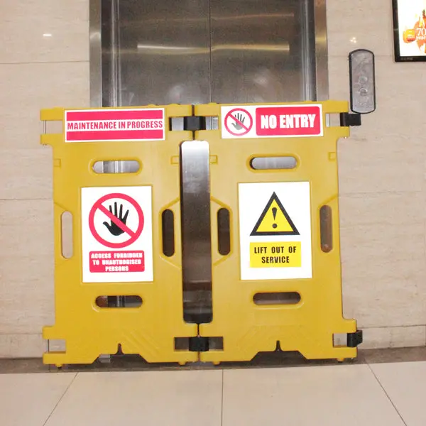 Elevator Maintenance Safety Barrier 2