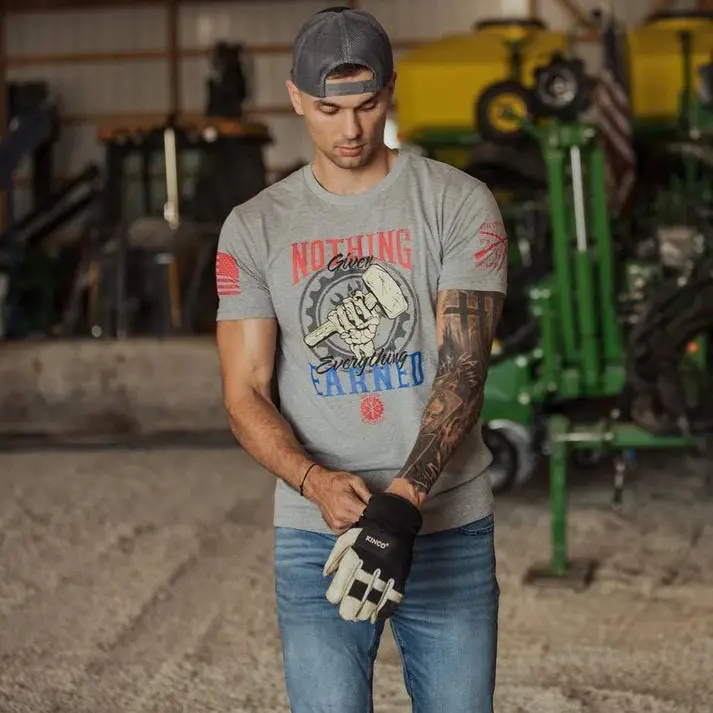 Nothing Given T-Shirt - Dark Heather Grey 5