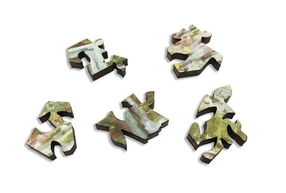 Monet Bridge Wooden Jigsaw Puzzle 2