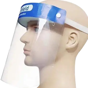 Ffs-103 Disposable Clear Pet Full Face Faceshield 1
