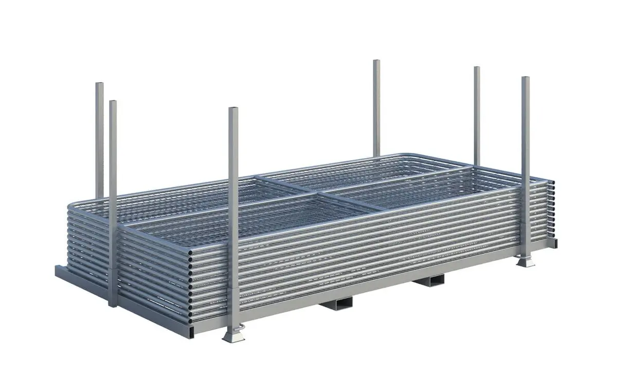 Fence Panel Storage Stillage, Fits 35 X 6' Ft. Panels, Stackable 1