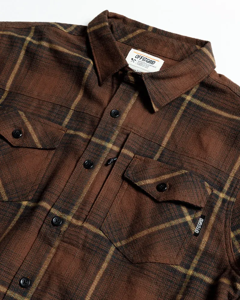 Destroyer Flannel - Burnt Brown 7