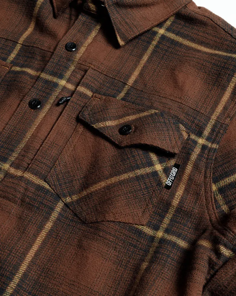 Destroyer Flannel - Burnt Brown 8