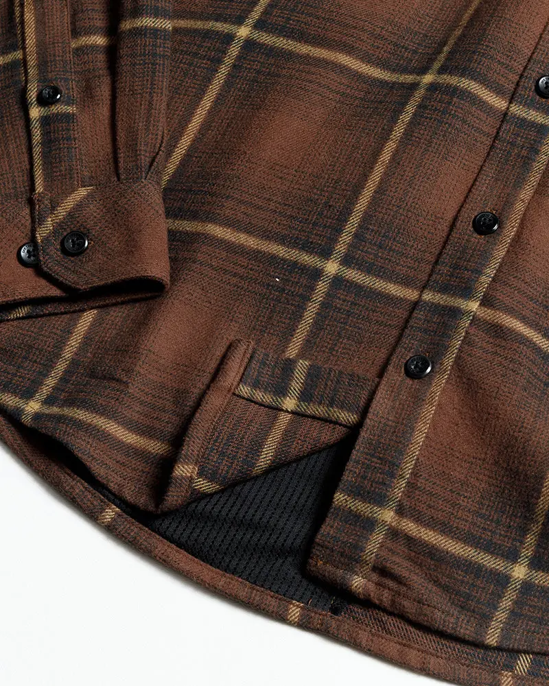 Destroyer Flannel - Burnt Brown 9