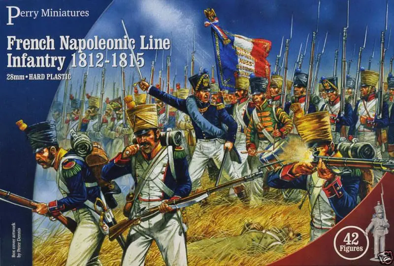 Napoleonic Wars: French Line Infantry Plastic (1812-1815) Plastic Boxed Set 1