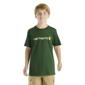 Youth Boys Short Sleeve Logo T-Shirt - Mountain View 1