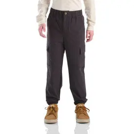 Youth Loose Rugged Flex Cargo Jogger - Caviar Black 1