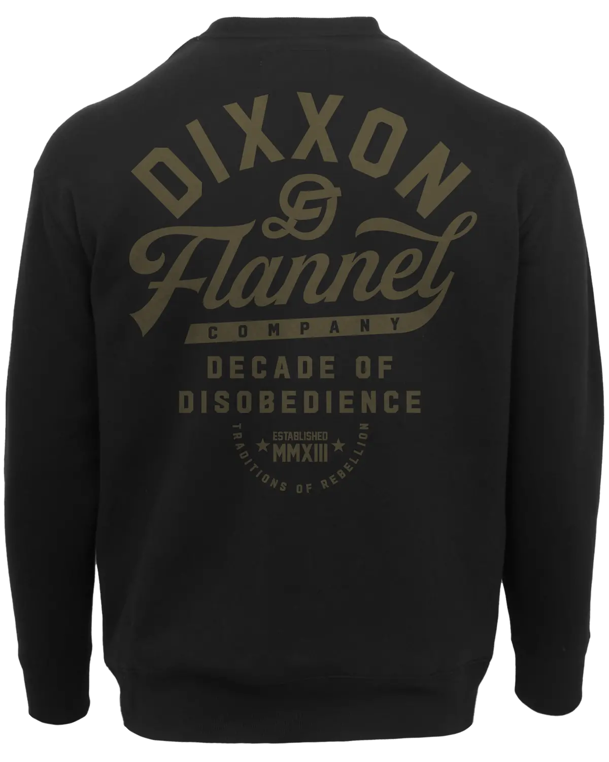 Gold Pastime Crewneck Sweatshirt - Black 2