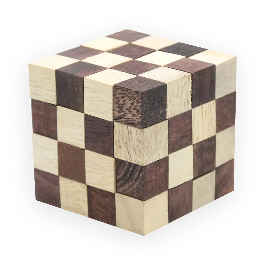 Anaconda Cube 4X4x4 - Hard Snake Cube Puzzle 1