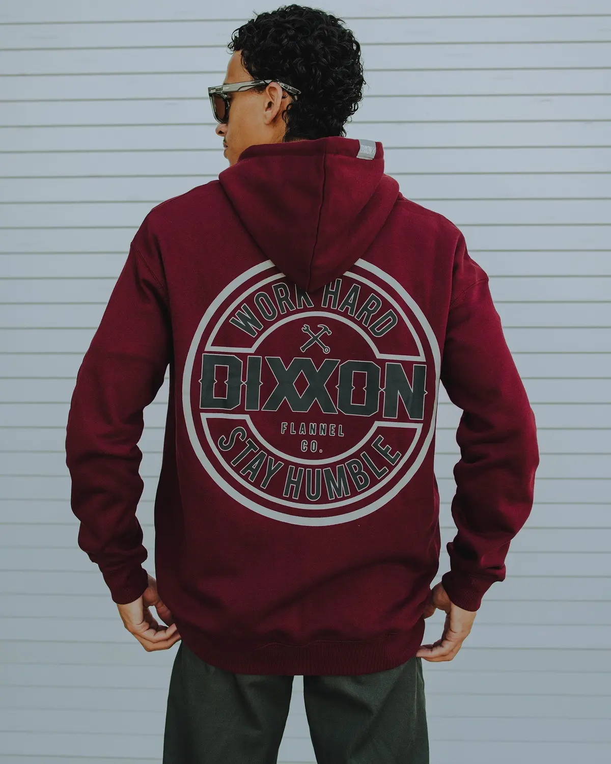 Gray & Black Corpo Zip Up - Maroon 1