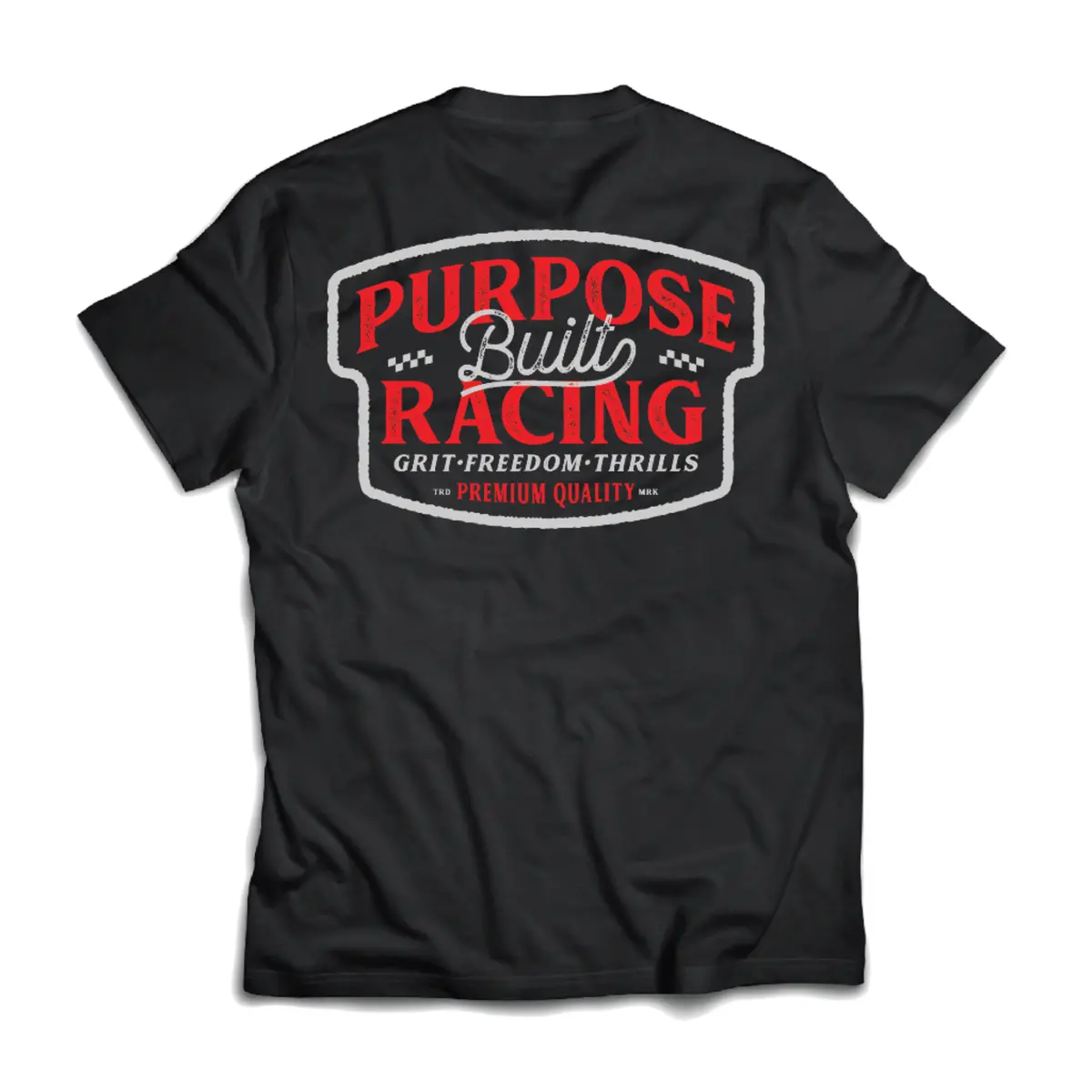 Grit, Freedom & Thrills Tee, Black 1