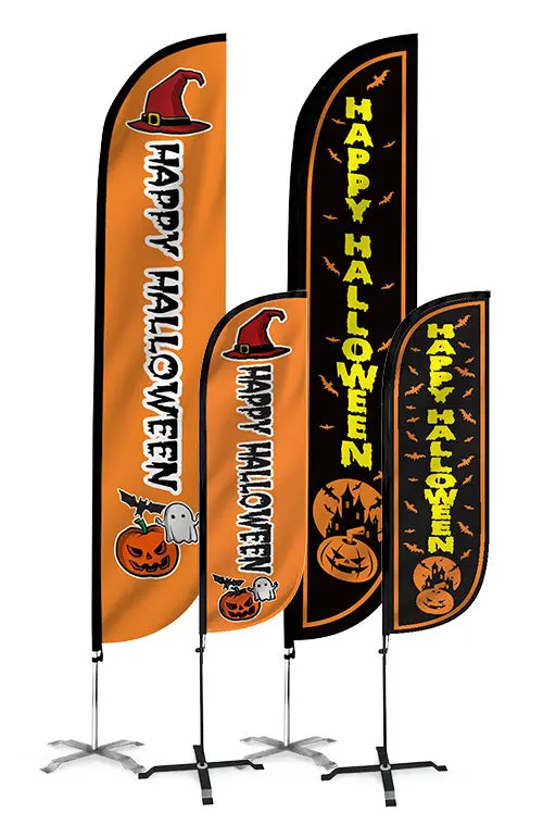 Happy Halloween Feather Flag 1