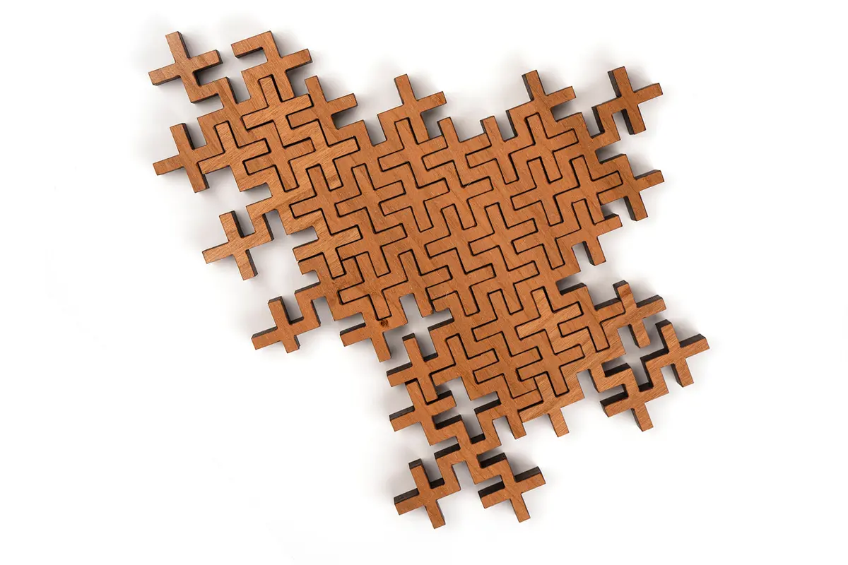 Plus 022 Puzzle - Wooden Geometric Jigsaw Puzzle 2
